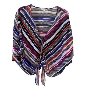 GB striped blouse size medium